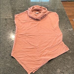 Oh My Gauze! Terracotta Cowl Neck Top
